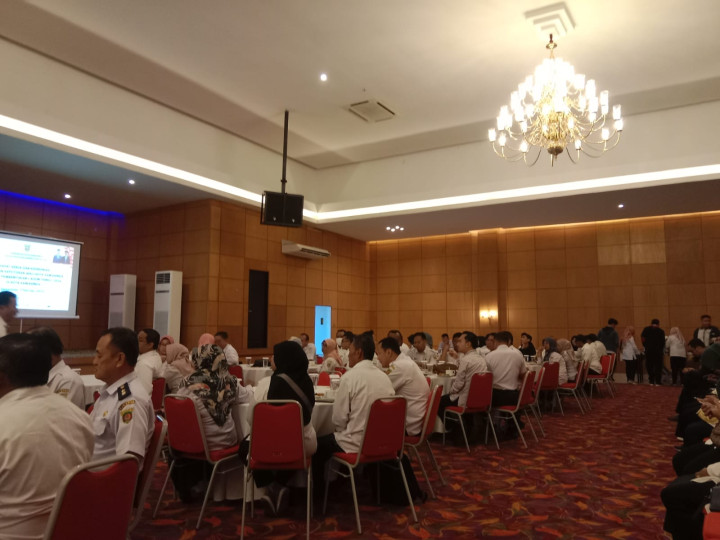 Rapat Kerja dan Koordinasi tentang penetapan Surat Keputusan Cadum Pada pelaksanaan Pemilu 2024