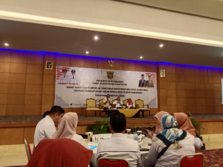Rapat Kerja dan Koordinasi tentang penetapan Surat Keputusan Cadum Pada pelaksanaan Pemilu 2024