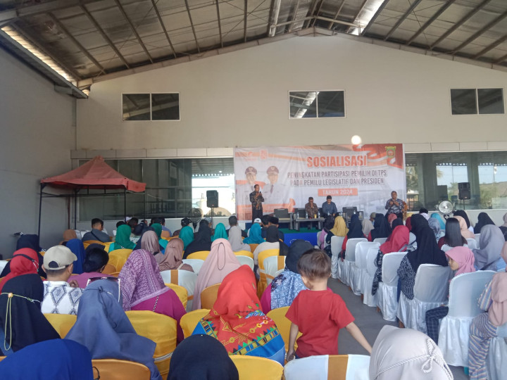SOSIALISASI  Peningkatan Partipasi Pemilih di TPS pada Pemilu Legislatif dan Presiden Tahun  2024.