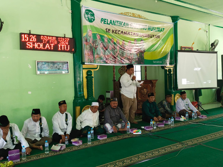 Dalam Rangka peringatan Israj Mi'raj Nabi Besar Muhammad SAW Masjid Al-Misbakh Sindang Sari. dengan penceramah DR.KH.MOH.MAHRUS S.ag.M.Hi Samarinda.