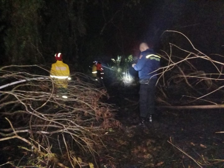 Monitoring evakuasi pemadaman lahan yang terbakar di wilayah jalan sungai manggis yang langsung perbatasan langsung oleh wilayah yakni desa sidomulyo Kec.Anggana.KUKAR.