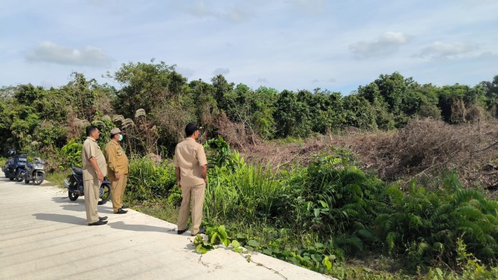 Monitoring dan pemantauan lahan yang rawan kebakaran di sungai manggis