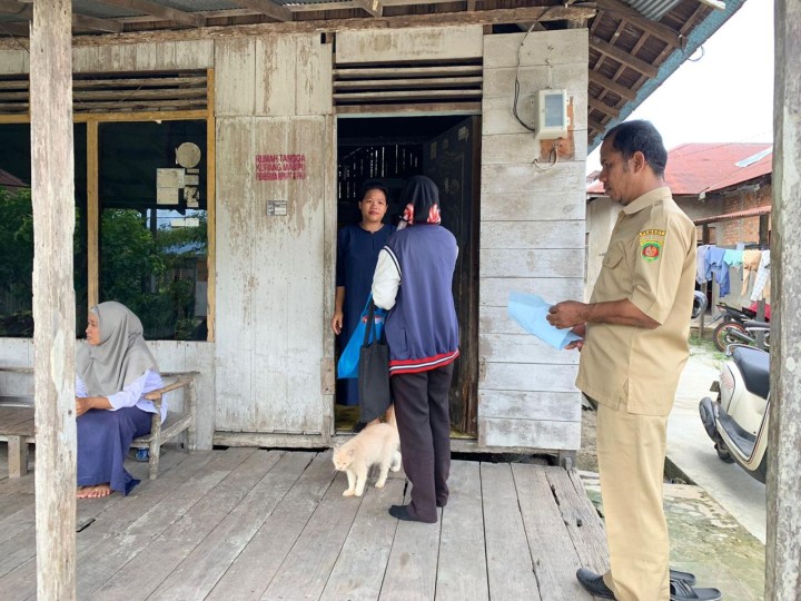 Monitoring Rencana Penerima Manfaat Bantuan Stimulan Renovasi Rumah di Wilayah Kelurahan Sindang Sari.
