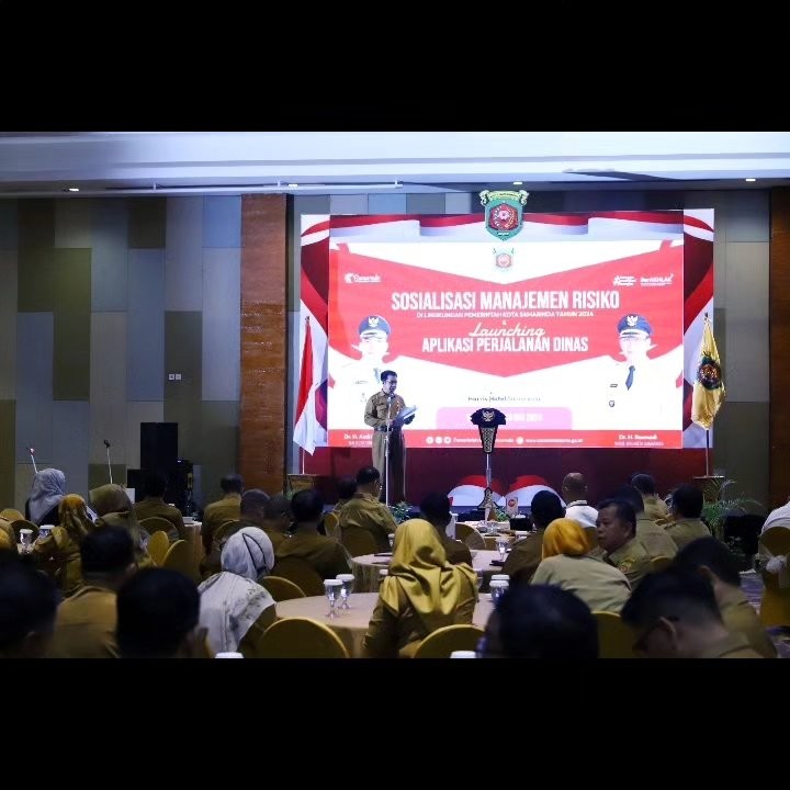 Sosialisasi Manajemen Resiko Di Lingkungan Pemerintah Kota Samarinda Dan Lounching Aplikasi Perjalanan Dinas (PERDIN)