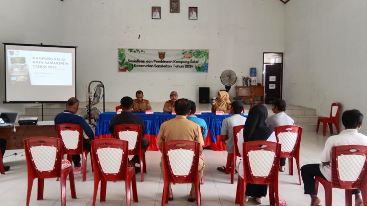 Sosialisasi dan Pembinaan Kampung Salai dari Kecamatan Sambutan