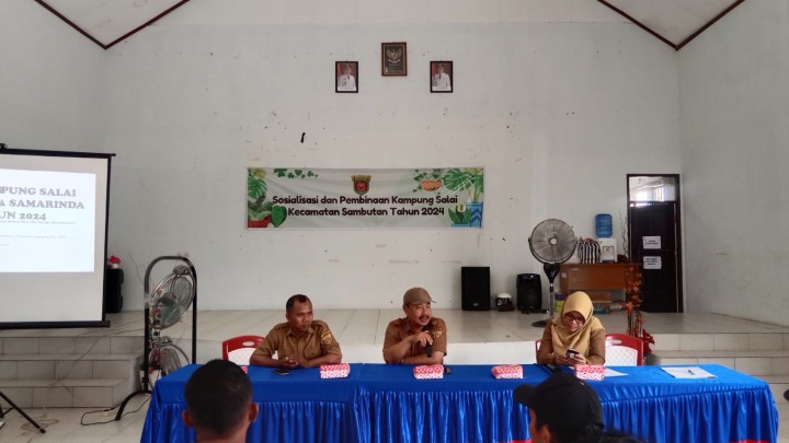 Sosialisasi dan Pembinaan Kampung Salai dari Kecamatan Sambutan