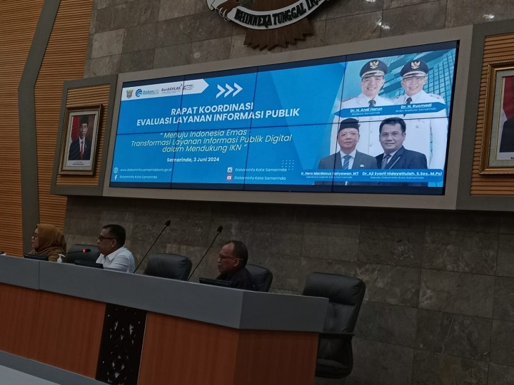 Rapat Koordinai Dengan Tema "Menuju Indonesia Emas:Tranformasi Layanan Publik Digital Dalam Rangka Mendukung IKN