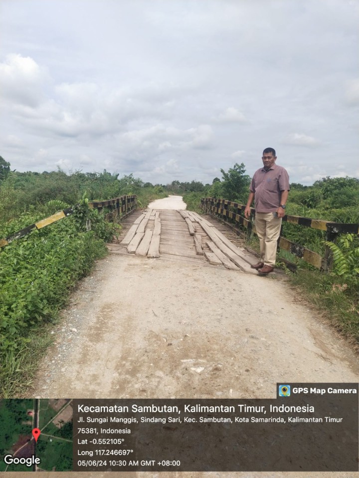 Monitoring Jembatan Jalan Sungai Manggis