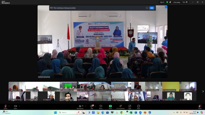 Pembukaan Bakti Sosial PKK Dengan Tema "Memperingati Hari Keluarga Nasional"