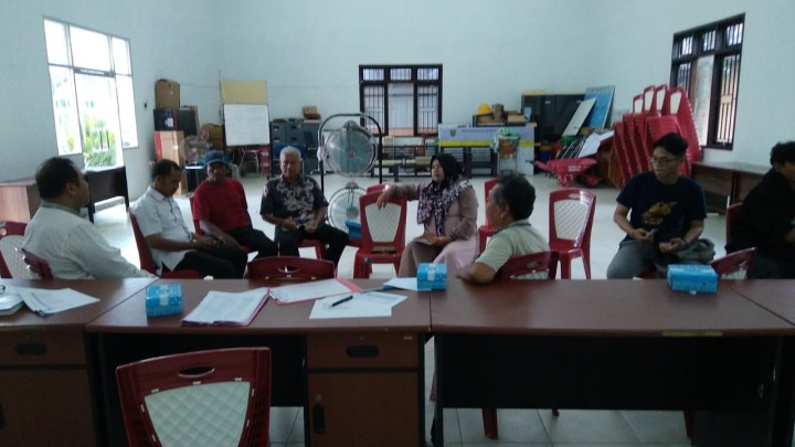 Rapat sinkronisasi terkait perhitungan pajak dan RAB untuk keselarasan pelaksanaan probebaya kel.sindang sari tahun 2024.