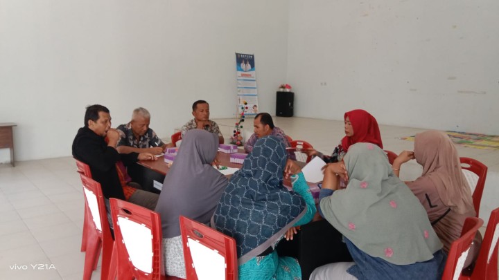 Rakor bersama Ketua RT 09,Ketua LPM,Ketua Bank Ramli dan anggota/pengurus bank ramli.