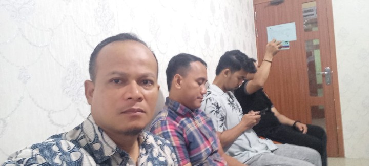 Rapat tentang masalah Balapan liar di Jalan Poros Anggana Wilayah Kecamatan Sambutan.