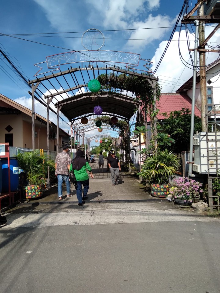 Kegiatan kunjungan ke kampung salai Cahaya Barokah Ke Kampung Salai Kejujuran di wilayah  RT.43 Kel. Sempaja Timur Kec. Samarinda Utara