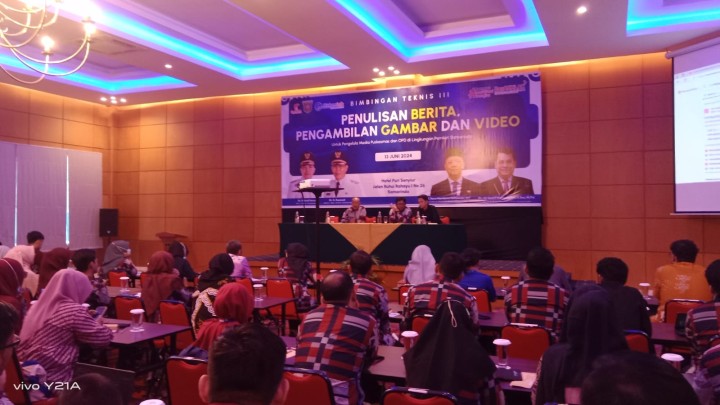 Bimtek Jurnalistik Yaitu Teknik Penulisan Berita dan Pengambilan Gambar dan Vidio