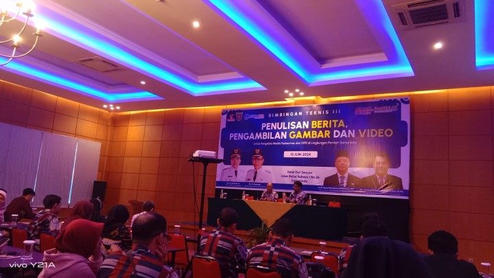 Bimtek Jurnalistik Yaitu Teknik Penulisan Berita dan Pengambilan Gambar dan Vidio