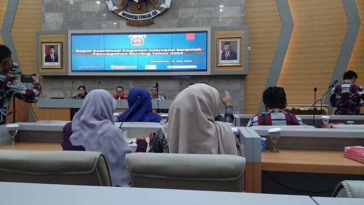 Rapat Koordinasi Kegiatan Intervensi Serentak Pencegahan Stunting Tahun 2024