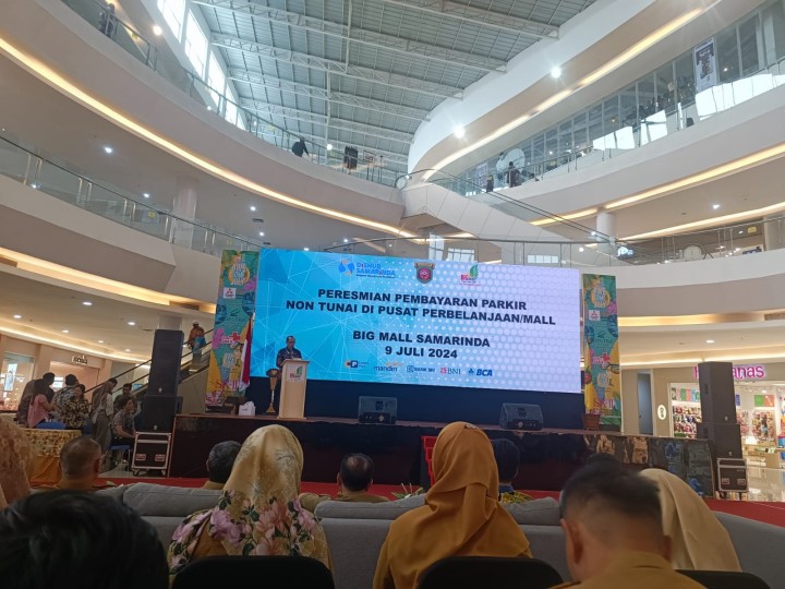 Peresmian Launching Pembayaran Parkir Non Tunai di Pusat Perbelanjaan