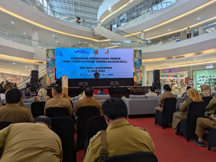 Peresmian Launching Pembayaran Parkir Non Tunai di Pusat Perbelanjaan