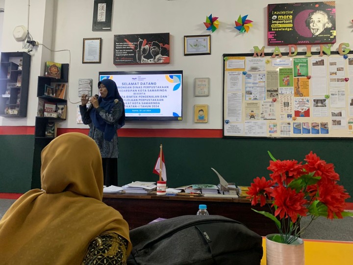 Bimbingan Teknis/Pelatihan Pengenalan Pengelolaan Perpustakaan Tingkat Kota Samarinda Angkatan ke 1.