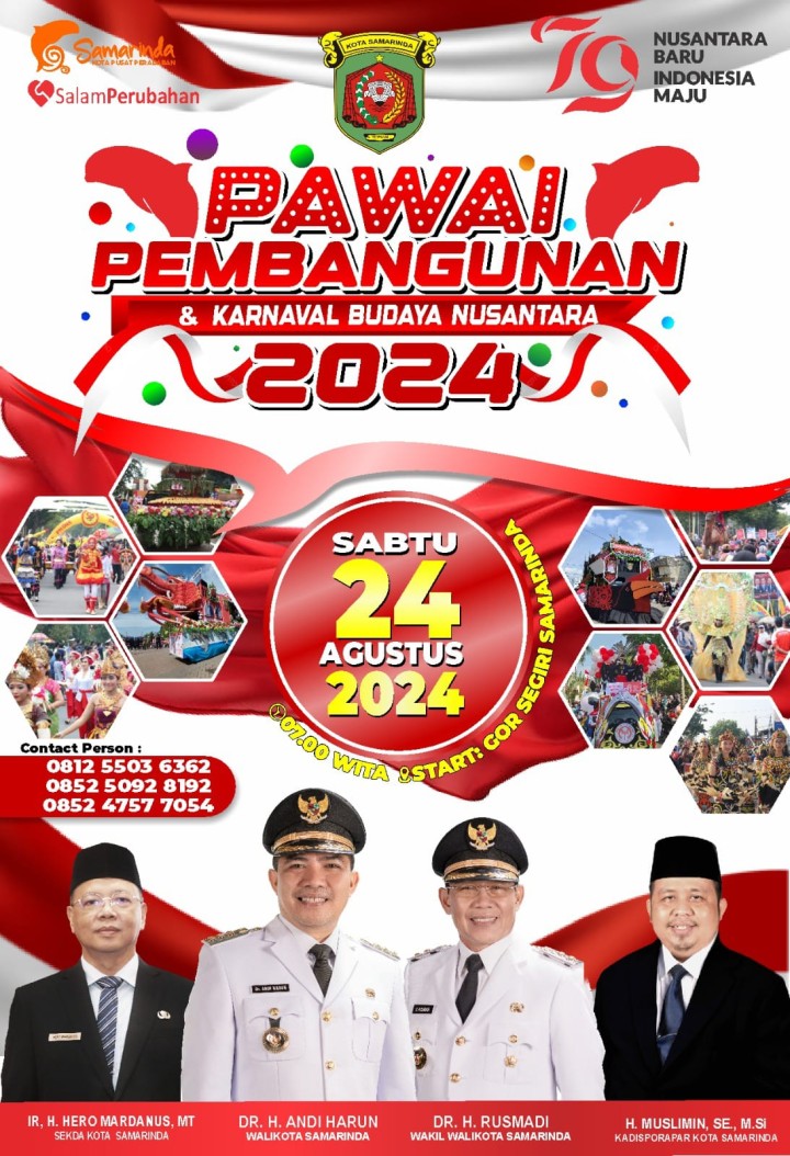 PAWAI PEMBANGUNAN & KARNAVAL BUDAYA NUSANTARA TAHUN 2024