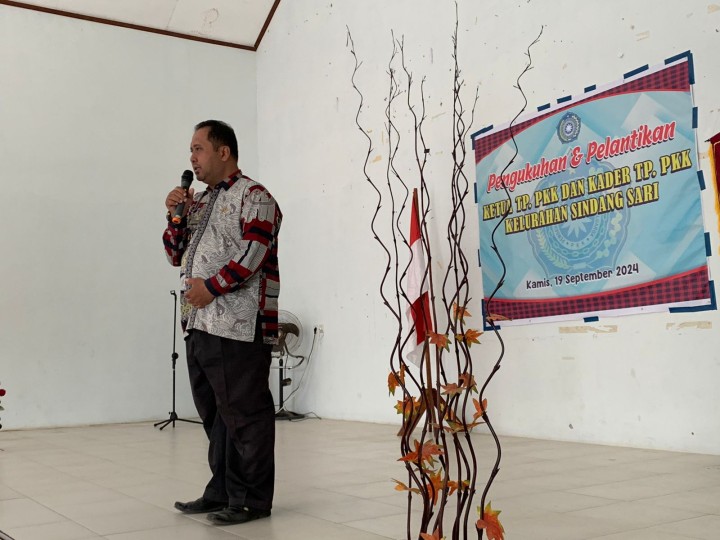 Pengukuhan dan Pelantikan Ketua TP PKK dan Kader TP PKK Kelurahan Sindang Sari