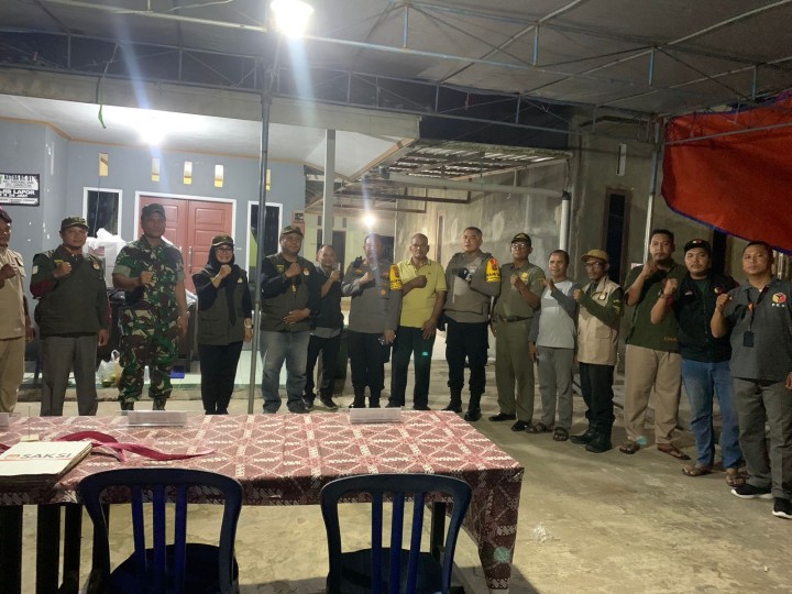 Monitoring dan Pemantauan  Kotak Suara di TPS setiap RT bersama Lurah,kasi pem,dan babinkhamtibmas