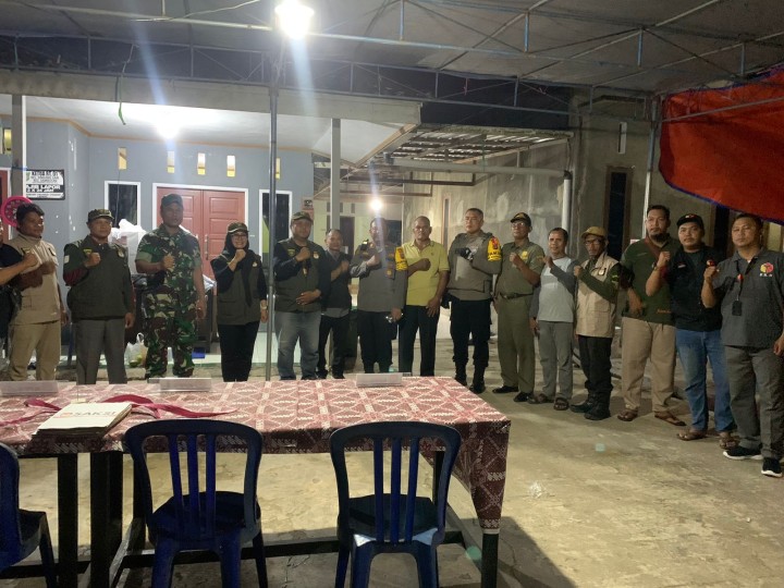 Monitoring dan Pemantauan  Kotak Suara di TPS setiap RT bersama Lurah,kasi pem,dan babinkhamtibmas