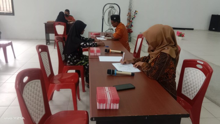 Kegiatan seleksi kafilah MTQ untuk tahun 2025 yg diikuti oleh sekitar 39 orang dari berbagai cabang MTQ.