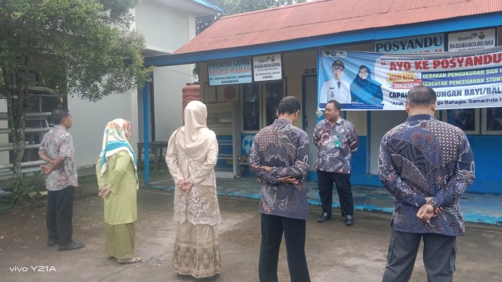 Kegiatan Apel pagi di lingkungan pemerintahan Kelurahan Sindang Sari