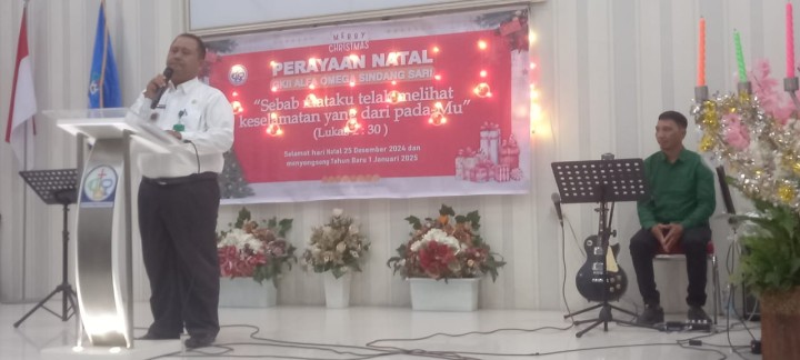 Menghadiri Undangan Gereja Kemah Injil Kelurahan Sindang Sari