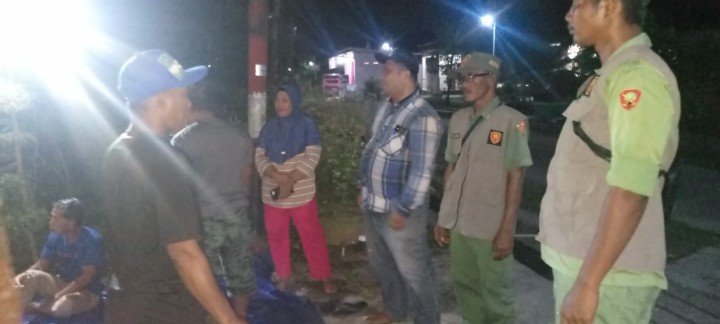 Pengamanan Malam Natal tgl 31 Desember 2024 bersama jajaran aparat kelurahan sindang sari