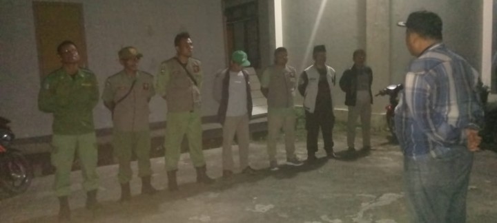 Pengamanan Malam Natal tgl 31 Desember 2024 bersama jajaran aparat kelurahan sindang sari