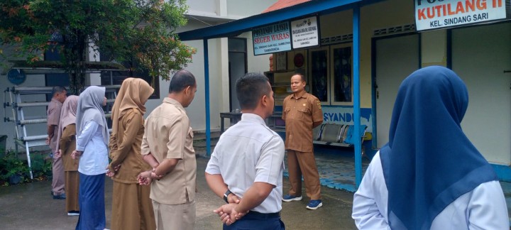 Rutinitas Apel Pagi Di lingkungan Kelurahan Sindang Sari