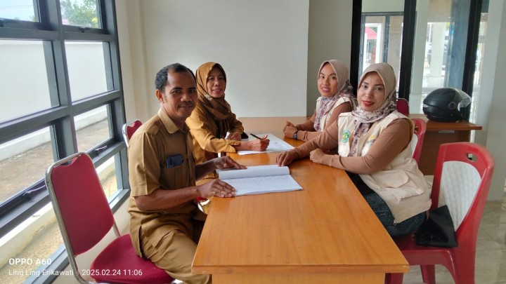 Kegiatan fisilitasi warga disabilitas membuka rekening Bankaltimtara  di kelurahan Sindang Sari (kerjasama kelurahan dan Bankaltimtara )utk mendapatkan bantuan dari Provinsi Kaltim.