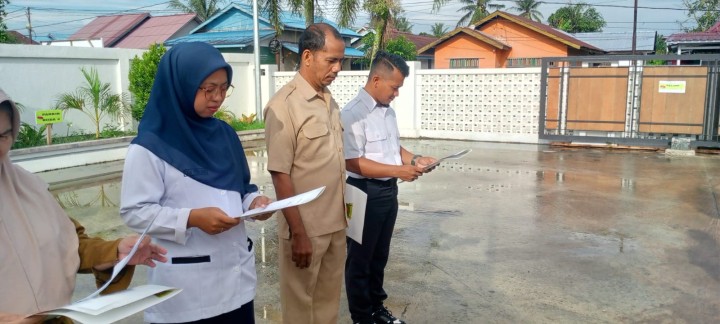 Rutinitas Apel pagi di Pemerintahan Kelurahan Sindang Sari