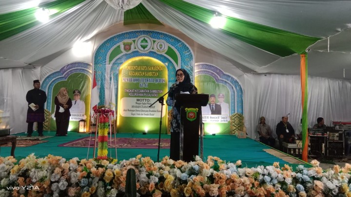 Pembukaan Musabaqah Tilawatil Qur'an (MTQ) Ke-XLVII Tingkat Kecamatan Sambutan Tahun 2025.