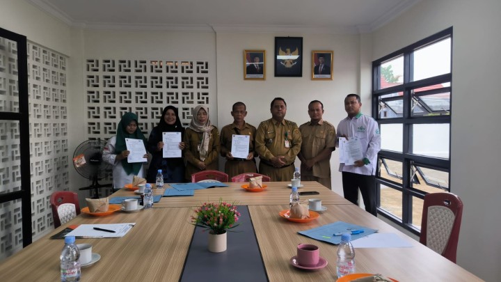 Penandatanganan MoU kelurahan dgn institusi pendidikan (Paud,TK,SD,SMP) wilayah Sindang sari terkait peningkatan layanan perpustakaan berbasis inklusi sosial.