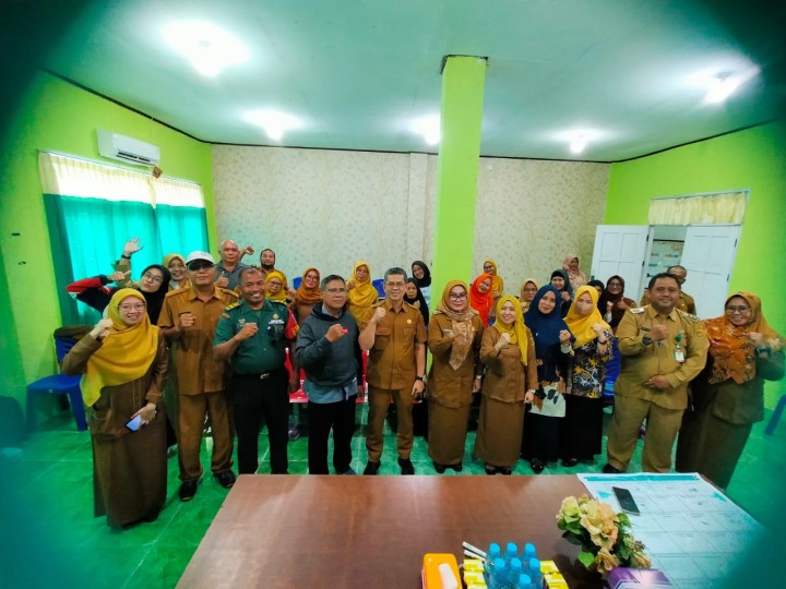 Lokakarya mini puskesmas Se wilayah makroman,pulau atas dan Sindang sari.