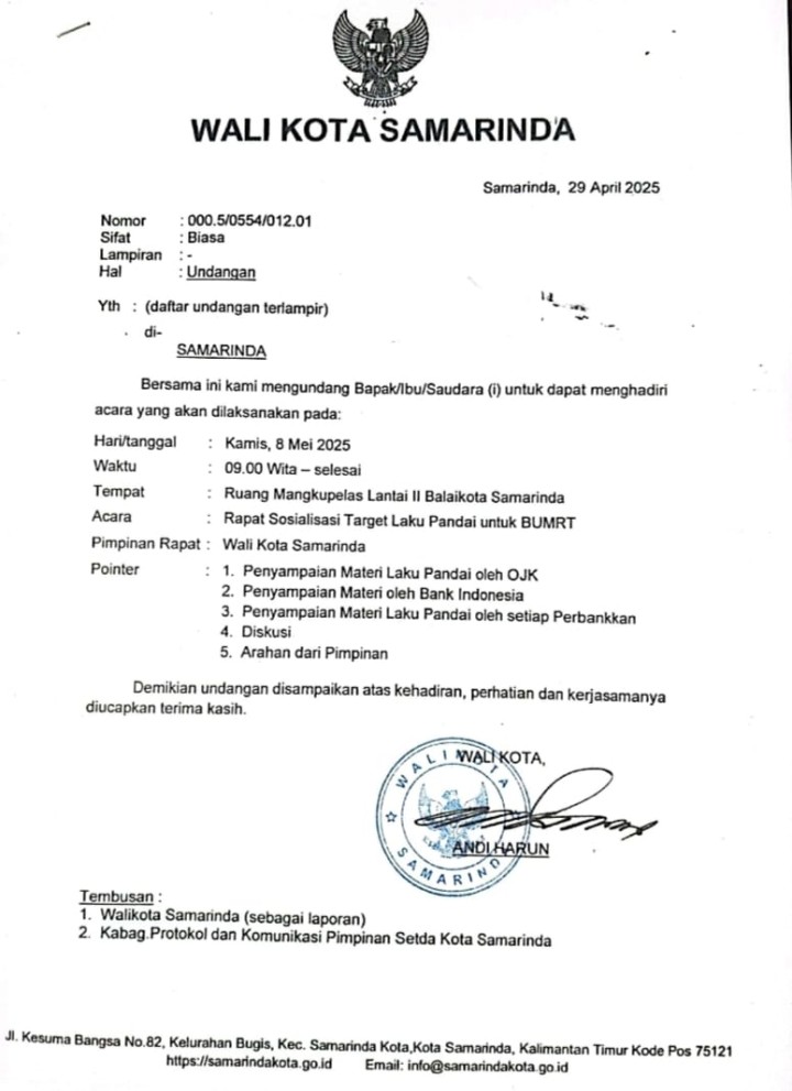 Rapat Sosialisasi BUMRT di hadiri Lurah Sindang Sari.