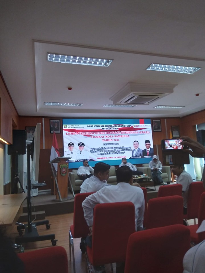 Pembukaan Lomba Kelurahan (EPKEL) Tingkat Kota Samarinda Kegiatan Pembinaan & Pengawasan Penyelenggara Administrasi Pemerintahan Desa/ Kelurahan Tahun 2025.