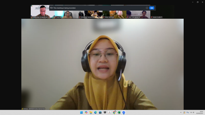 Pelatihan Orientasi PPPK oleh BPKSDM melalui Via (Zoom meeting).