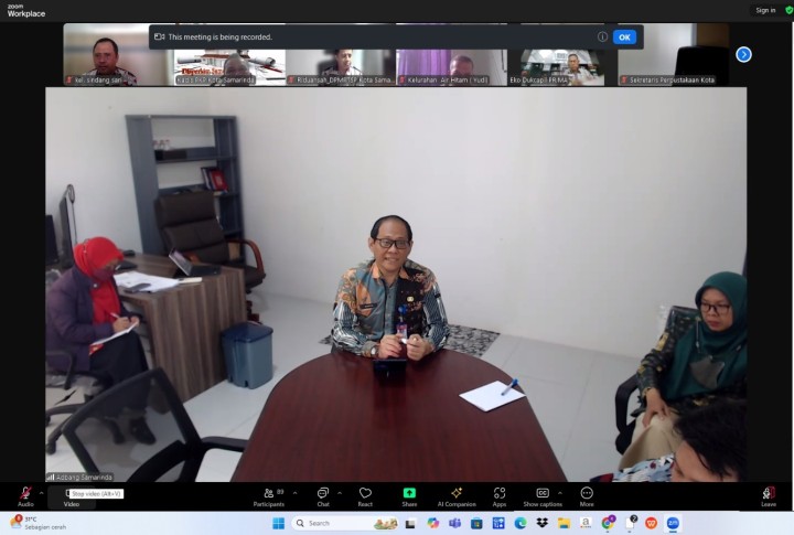 Pembahasan Pedoman dan Format Presentasi Rencana Kerja Kepala Perangkat Daerah, Camat dan Lurah.