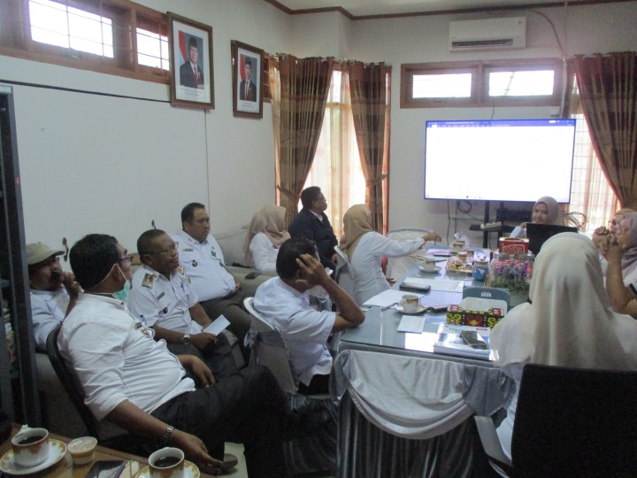 Rapat Koordinasi Persiapan Bahan Presentasi ke Walikota