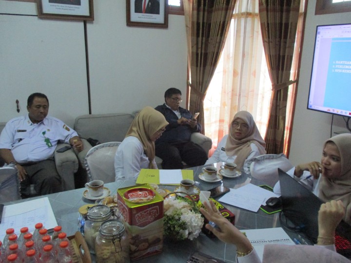 Rapat Koordinasi Persiapan Bahan Presentasi ke Walikota