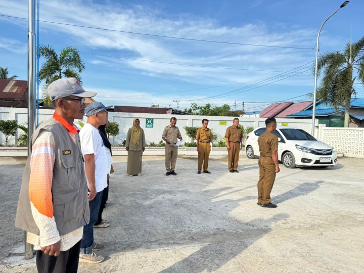 Rutinitas Apel Pagi Pemerintahan Kelurahan Sindang Sari