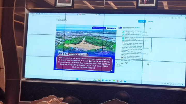 Presentasi Kepada Wali kota Samarinda Terkait Rencana Kerja TA. 2026 Kepala PD dan Camat (Didampingi Lurah).