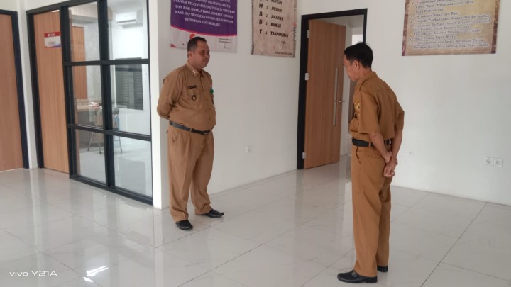 Rutinitas Apel pagi di pemerintahan Kelurahan Sindang Sari