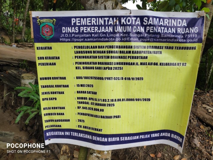 Monitoring drainase di wilayah RT 02 kelurahan Sindang sari