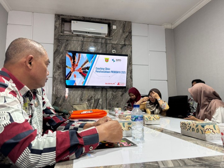 Coacing clinik penatausahaan serta mekanisme pemotongan dan pemungutan pajak di dalam kegiatan probebaya 2025.