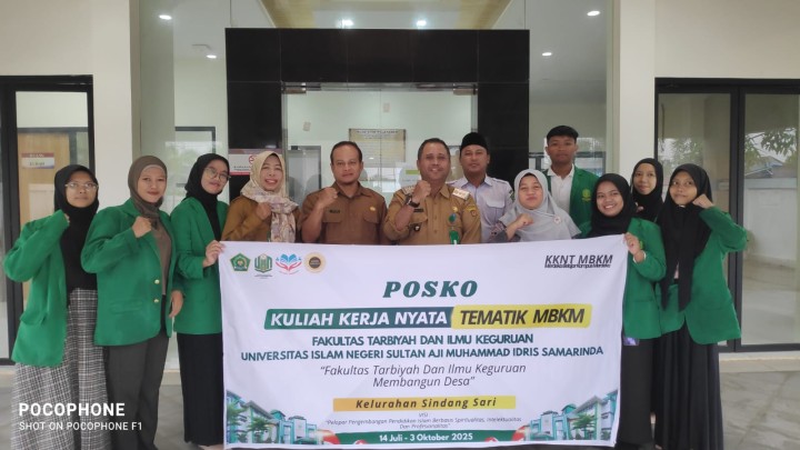 Kunjungan universitas UINSI untuk kegiatan KKN di kelurahan Sindang sari